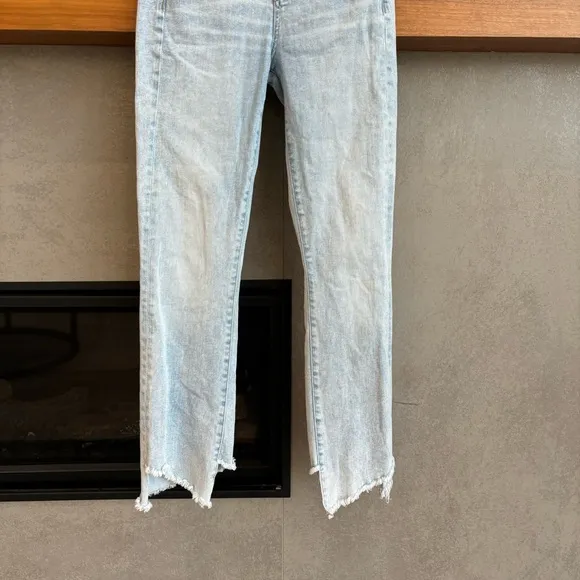 Veronica Beard Katherine Corset-Waist Extra High Rise Jeans, Size 26/ 2