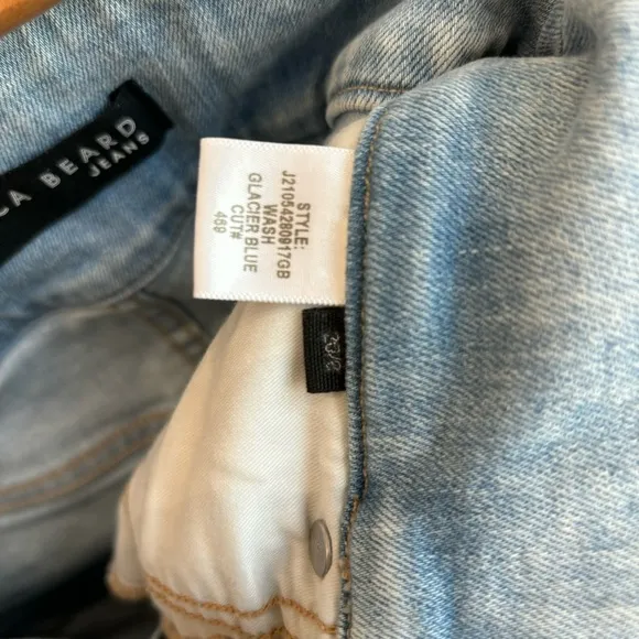 Veronica Beard Katherine Corset-Waist Extra High Rise Jeans, Size 26/ 2
