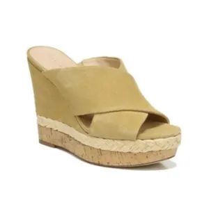 Veronica Beard | Loro Cork Braided Trim Wedge Sandal in Desert Sport Size 7.5