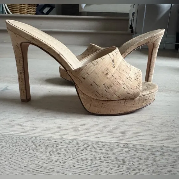 VERONICA BEARDDali Cork Slide Platform Sandals size 9