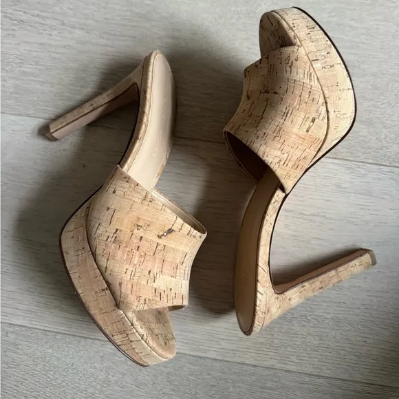 VERONICA BEARDDali Cork Slide Platform Sandals size 9