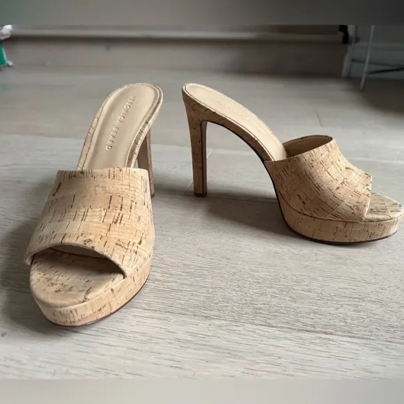 VERONICA BEARDDali Cork Slide Platform Sandals size 9