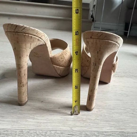 VERONICA BEARDDali Cork Slide Platform Sandals size 9