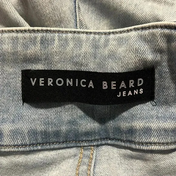 Veronica Beard Katherine Corset-Waist Extra High Rise Skinny Jeans 26/2 …