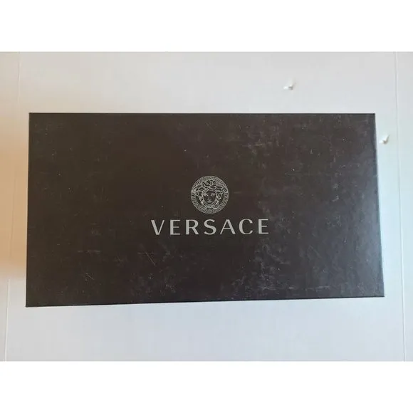 Versace Greca Monogram Flap Sandals Multicolor NWT Size 9