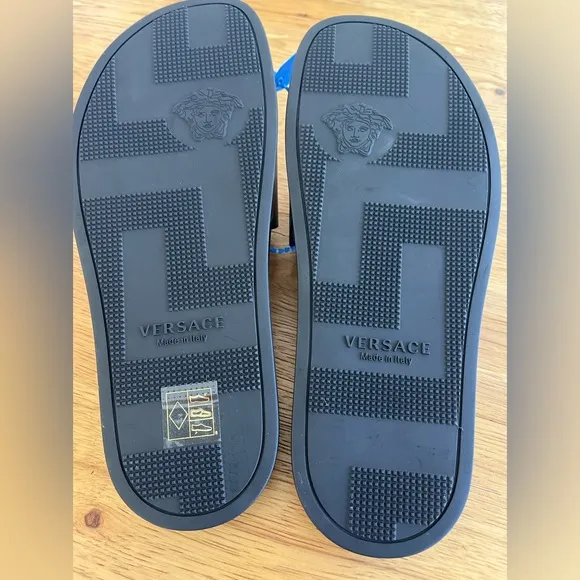 Versace Men's Blue Sandals