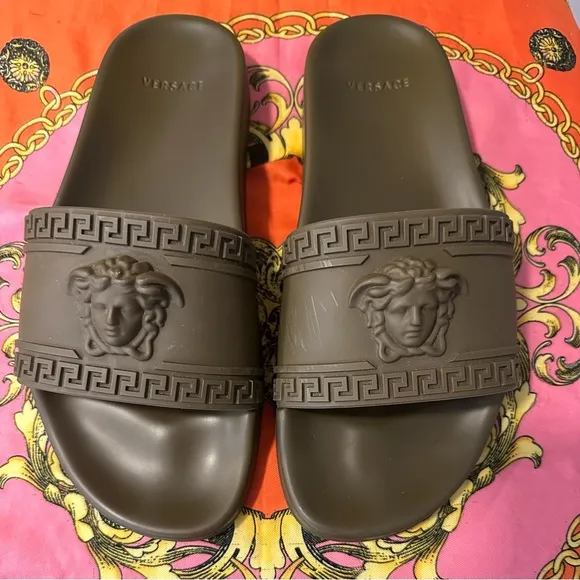 Versace Palazzo Medusa Slide Sandal, Size: 42 (Men’s 9)