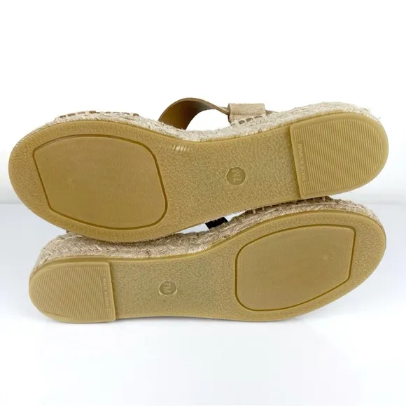 Via Spiga Women's Gia Suede Espadrille Sandals Tan Size 7