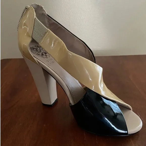 VINCE Camuto Color Block Sandals Heels