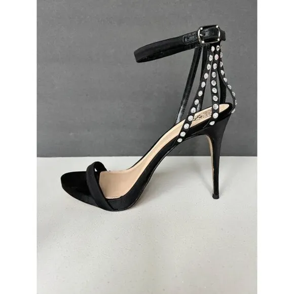 Vince Camuto  Daphery Black suede heels size 9.5