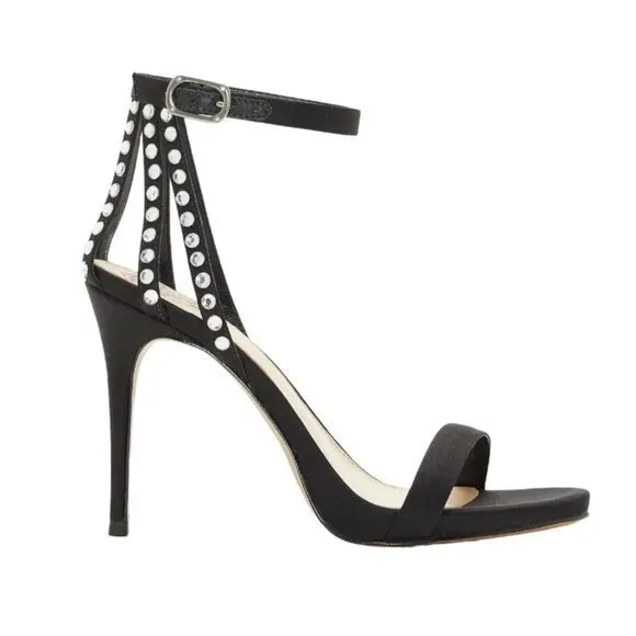 Vince Camuto  Daphery Black suede heels size 9.5