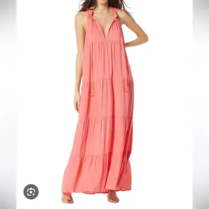 Vince Camuto NWT $158 Women's Tiered Maxi Dress Swim Cover-Up M