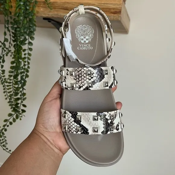 Vince Camuto Pealan Leather Studded Sandals