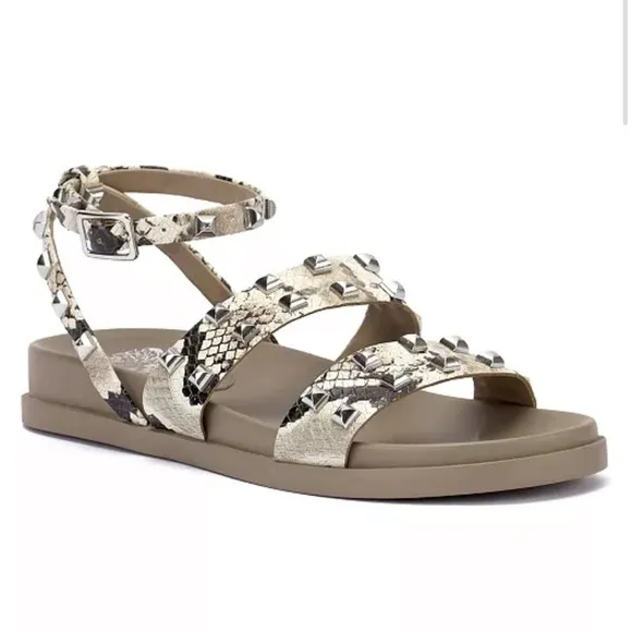 Vince Camuto Pealan Leather Studded Sandals