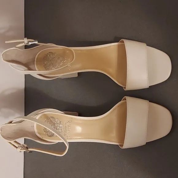 Vince Camuto Sandals Cream high heel ankle strap size 7