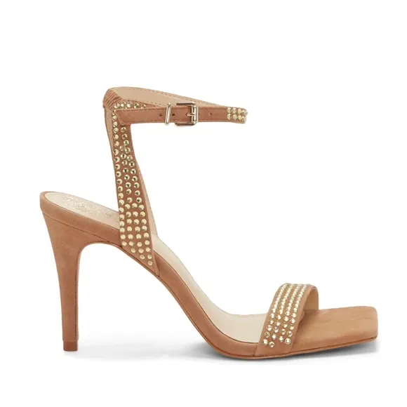 Vince Camuto Saprenda Rhinestones Ankle Strap Sandals 8.5