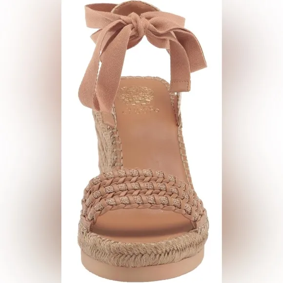Vince Camuto Women's Brisshel Ankle-Tie Espadrille Platform Wedge Sandal