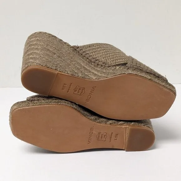 Vince Gaelan 2 Wedge Sandals, Brown, Women's 5.5 M