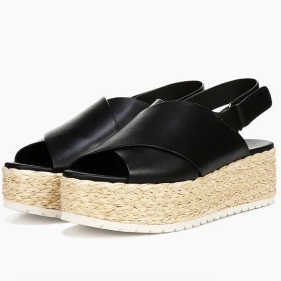 🆕{Vince} Jesson Leather Platform Sandals