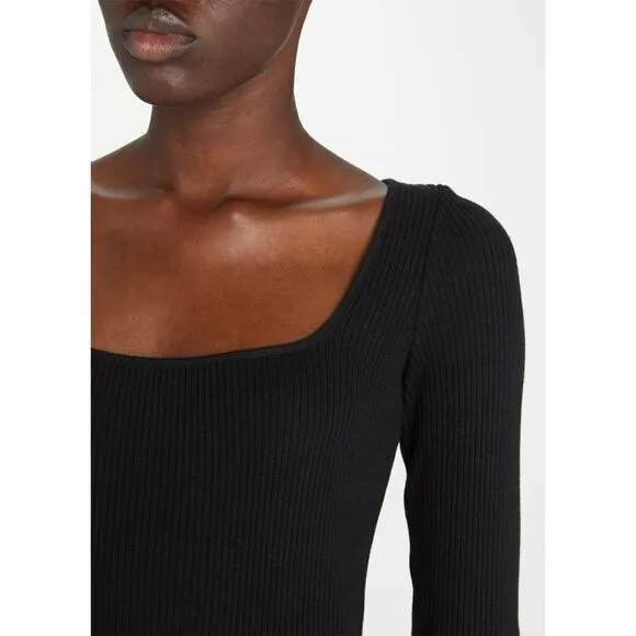 Vince | Ribbed Stretch-Knit Mini Dress, Size XL