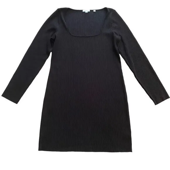 Vince | Ribbed Stretch-Knit Mini Dress, Size XL