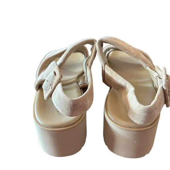 Vince Skylar Strappy Suede Wedge Sandals NEW Size 9