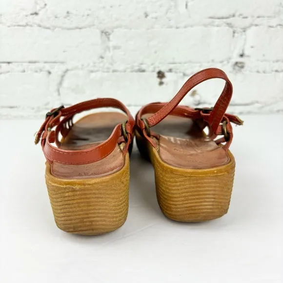 Vintage 70’s Famolare Get There Italian Platform Gum Sole Sandals
