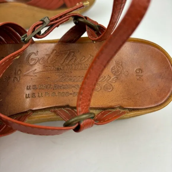 Vintage 70’s Famolare Get There Italian Platform Gum Sole Sandals