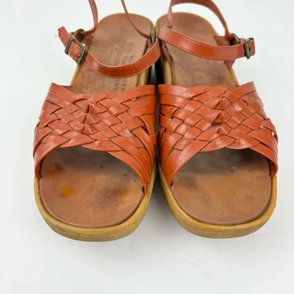 Vintage 70’s Famolare Get There Italian Platform Gum Sole Sandals