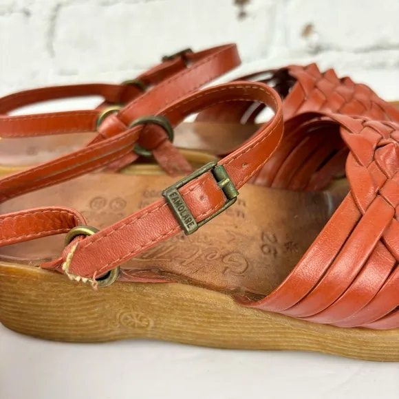 Vintage 70’s Famolare Get There Italian Platform Gum Sole Sandals