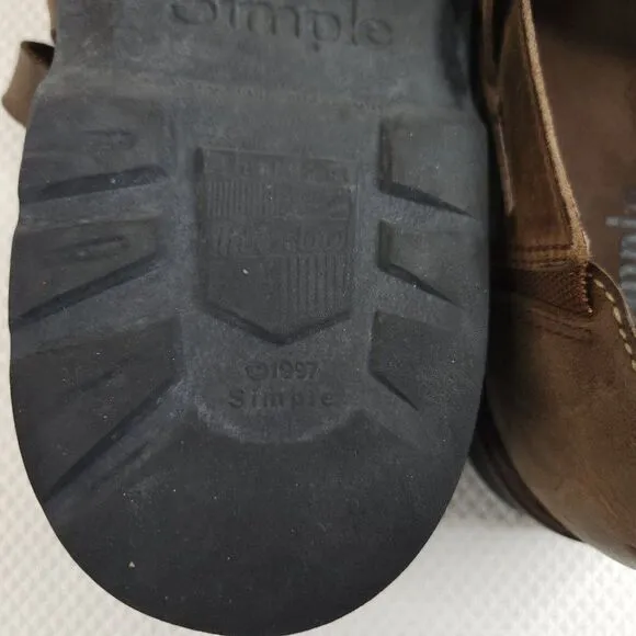 Vintage 90s Grunge Mens 12 Sandals Brown Fishman Simple Brand Lug Soles