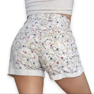 Vintage 90s Original Arizona Jean Company Cottagecore Floral Shorts W 25&quot;