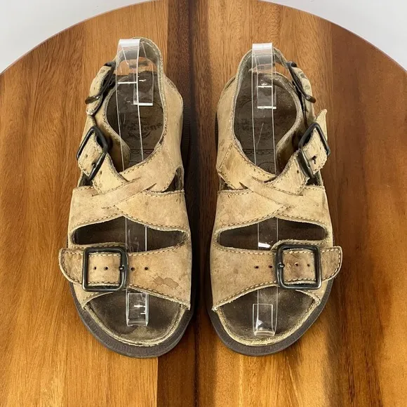 Vintage Big Kids Y2K Dr Martens Made in England Strappy Sandals Size 4 Y GUC