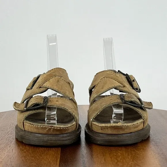 Vintage Big Kids Y2K Dr Martens Made in England Strappy Sandals Size 4 Y GUC