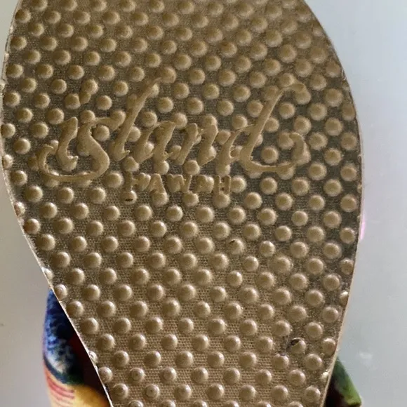 Vintage Island Slipper Made in Hawaii