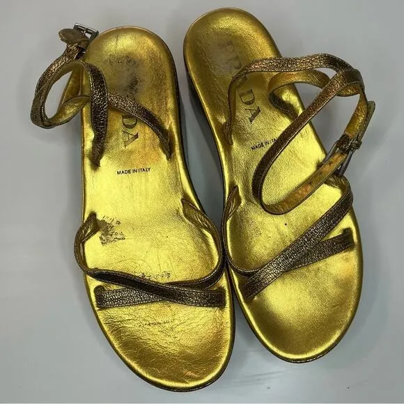 Vintage Prada Platform Sandals