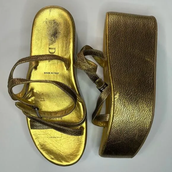 Vintage Prada Platform Sandals