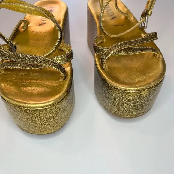 Vintage Prada Platform Sandals