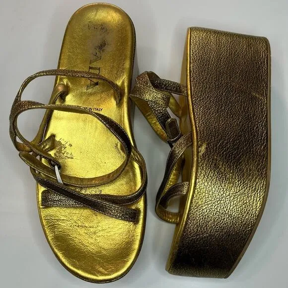 Vintage Prada Platform Sandals