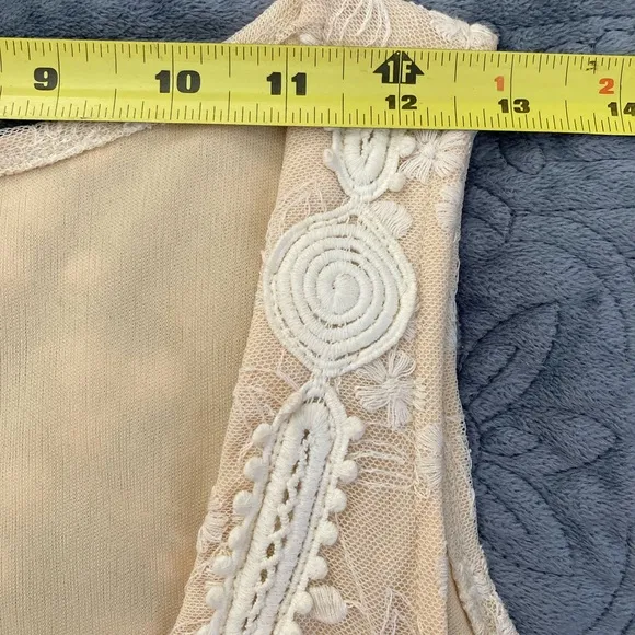Vintage Y2K T. Bleu Cream Embroidered Boho Dress – NWT – 90s Inspired