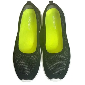 Vionic kallie slip on black sandals size 9
