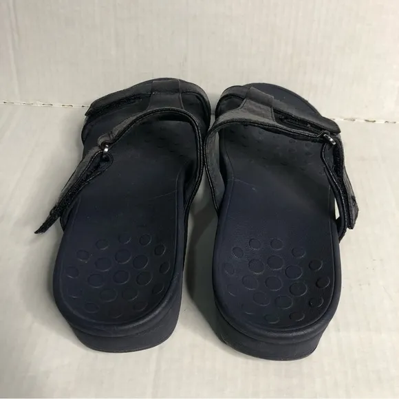 Vionic Sandals Wedge Ellie Slide Women's Size 8 Navy
