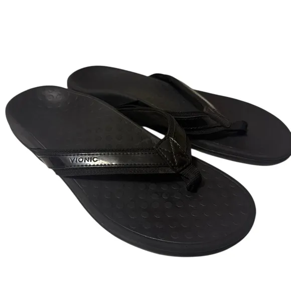 Vionic Tide Il Flip Flop in Black. In great conditions