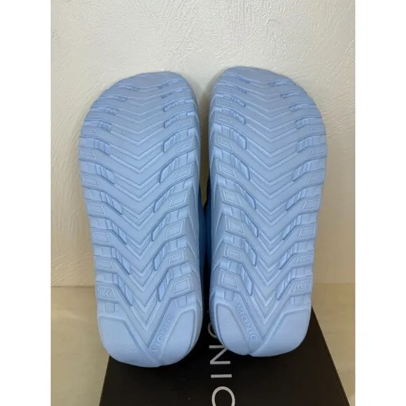 Vionic Unisex Sky Blue Restore II Thongs Sandals Size 10 1/2 Mens 12 Womens