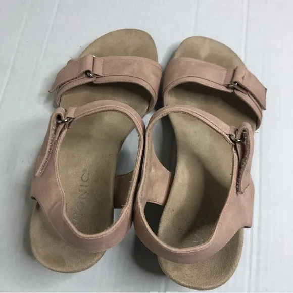 Vionic Wedges Adelaide Womens size 7 Ankle Strap Sandals Wedge