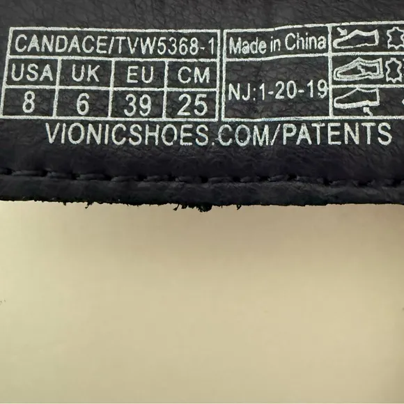 Vionic Women's Navy Candace Backstrap Sandals   NIB