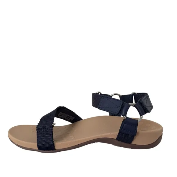 Vionic Women's Navy Candace Backstrap Sandals   NIB