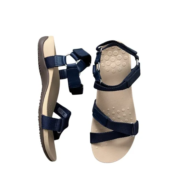 Vionic Women's Navy Candace Backstrap Sandals   NIB