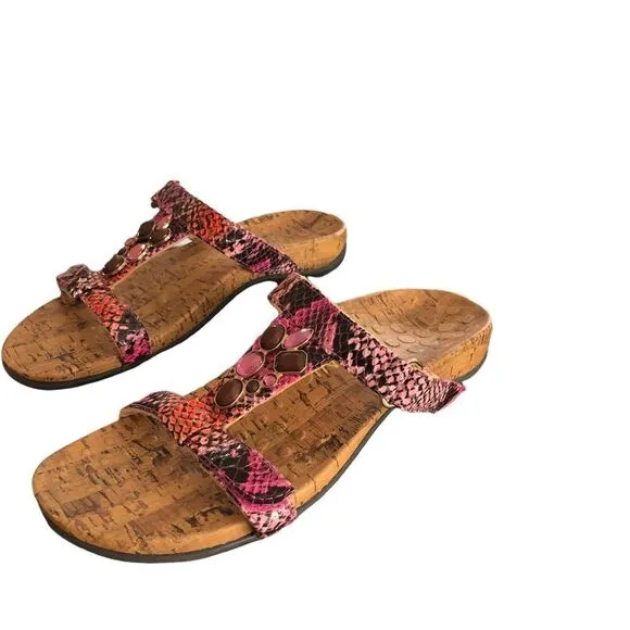 Vionic Vivian Jewel Embellished Slide Sandals