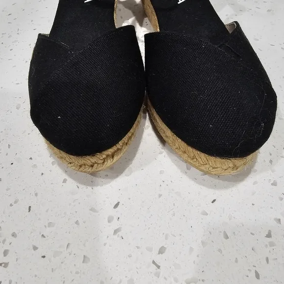 Viscata Pubol espadrille canvas rattan heels sandals